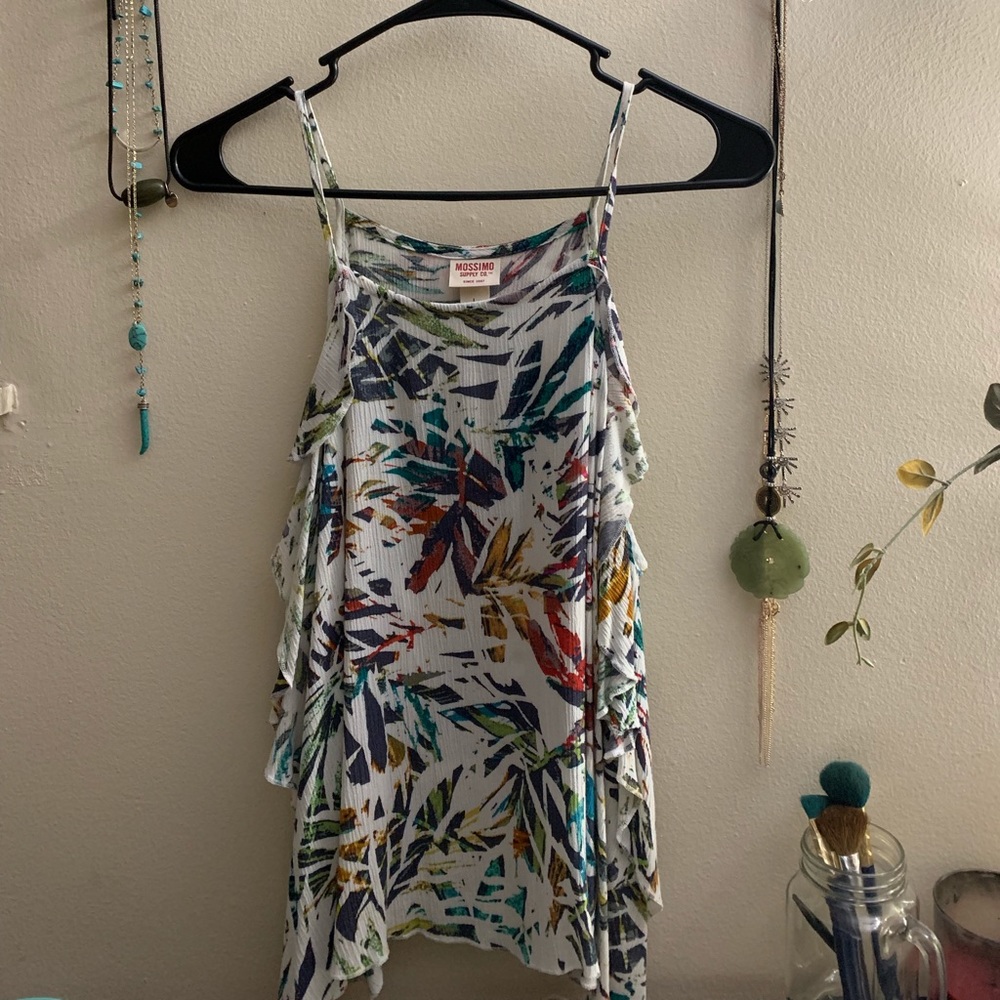 Floral target top